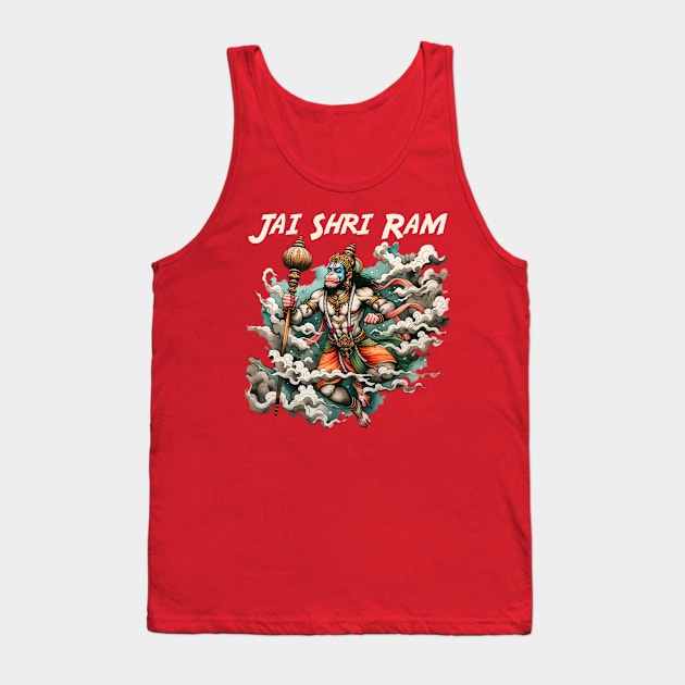 Jai Shri Ram Jai Hanuman Tank Top by Total 8 Yoga